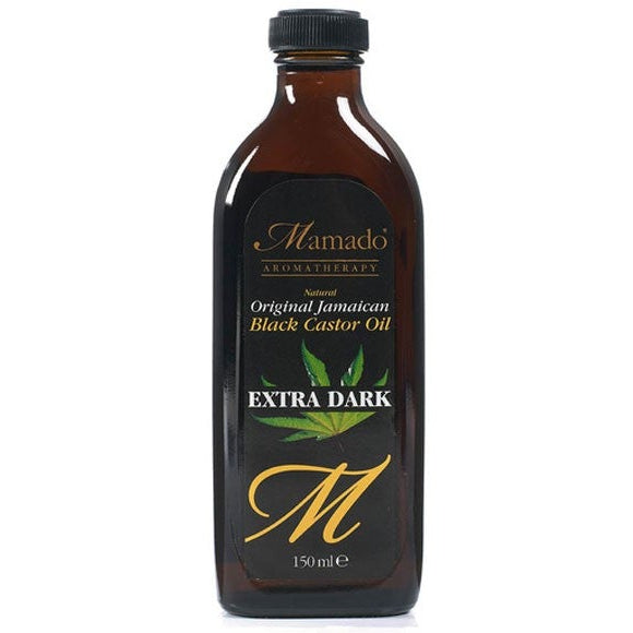 Mamado Natural Original Jamaican Black Castor Oil Extra Dark - Nourishing & Strengthening for Hair & Skin 150ml/5.07 oz