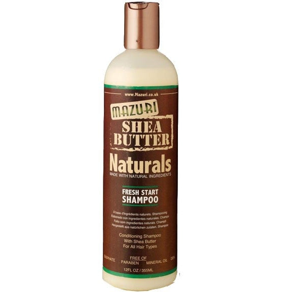 Mazuri Shea Butter Naturals Fresh Start Cleansing & Hydrating Shampoo for Natural & Dry Hair 355ml/12 oz