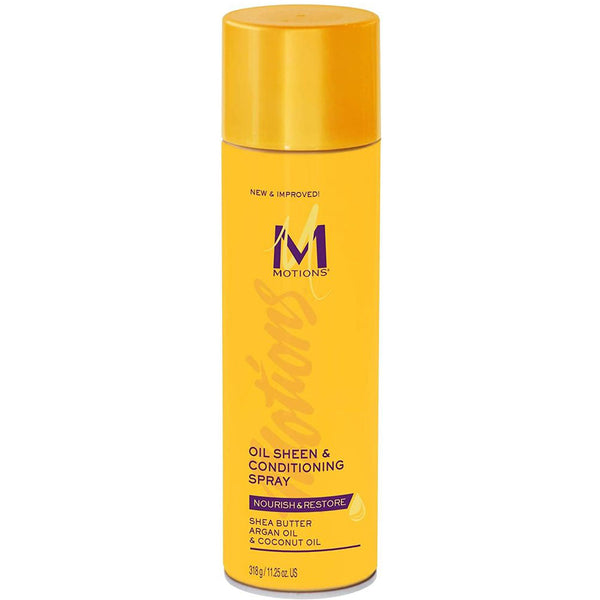 Motions Oil Sheen & Conditioning Spray for Radiant Shine & Deep Conditioning for All Hair Types 318 g/11.22 oz