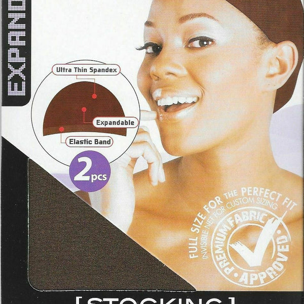 Magic Collection Expandable Stocking Wig Cap No.2225BRO for Secure, Comfortable Wig Wear - Universal Fit