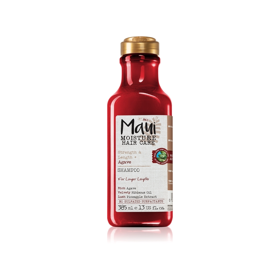 Maui Moisture Strength & Length + Agave Shampoo Strengthening Care for Chemically Treated Hair 385 ml/13.1 oz