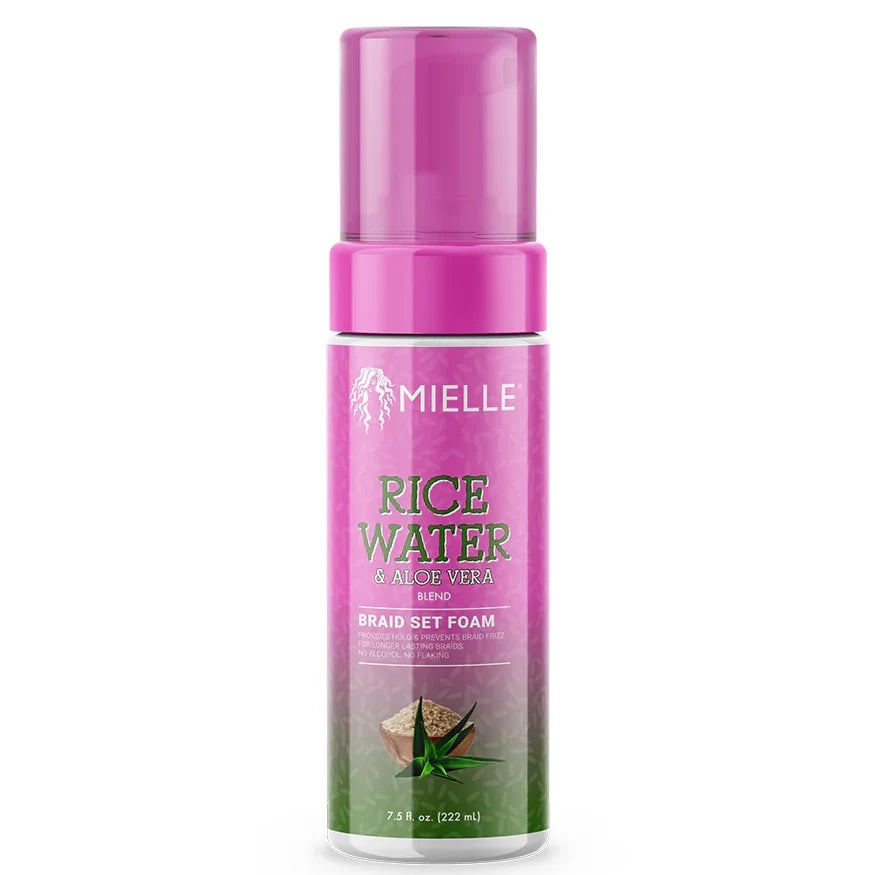 Mielle Rice Water & Aloe Vera Braid Set Foam 7.5oz