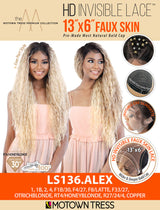 Motown Tress HD Invisible Lace Synthetic Wig - LS136 Alex for Seamless Blend & Adjustable Fit