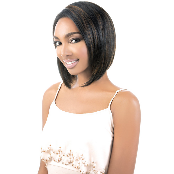 Motown Tress LSDP Olay Swiss Lace Synthetic Wig - Natural Look & Versatile Style for Women