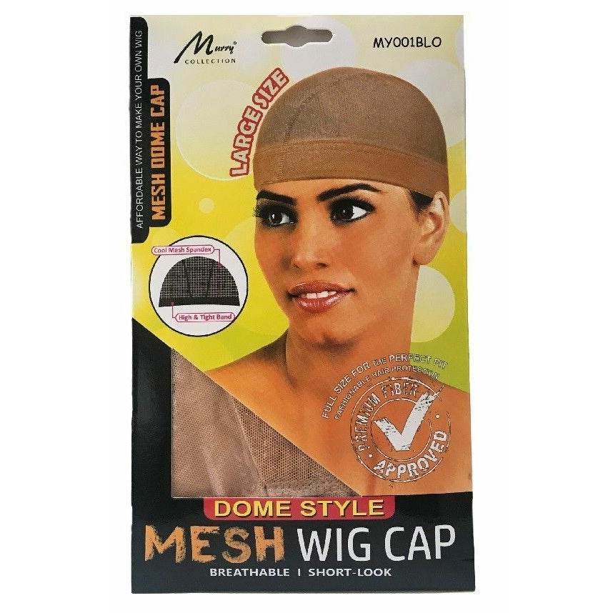 Murry Collection Mesh Wig Cap No.MY00BLO: Secure & Breathable Comfort for Flawless Wig Wearers (One Size)