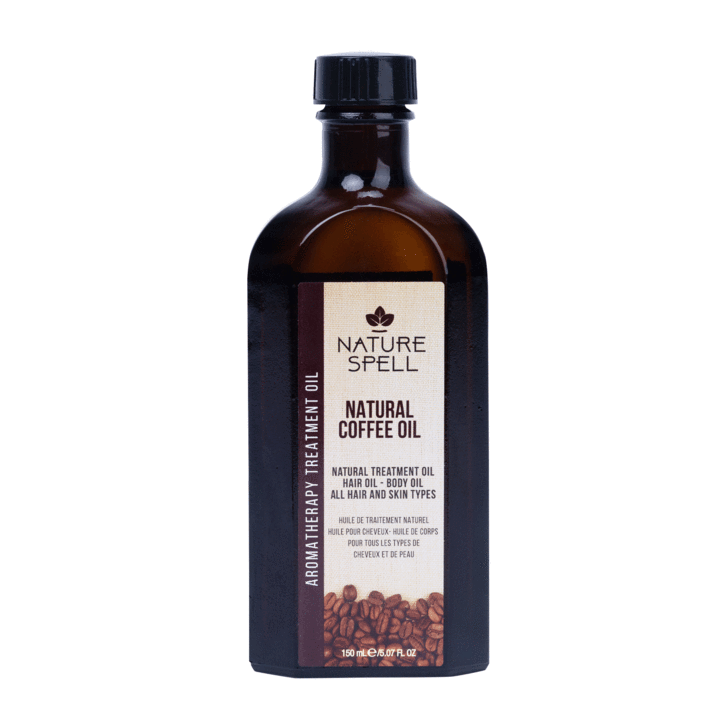 Nature Spell Coffee Oil for Radiant Skin & Lustrous Hair 150ml/5.07 oz