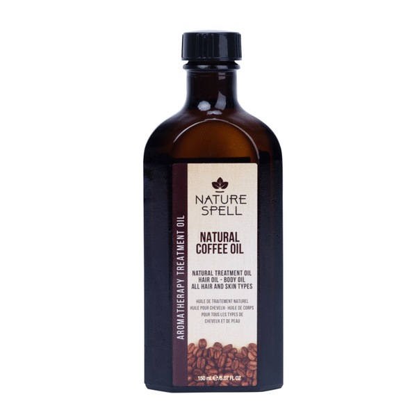 Nature Spell Coffee Oil for Radiant Skin & Lustrous Hair 150ml/5.07 oz