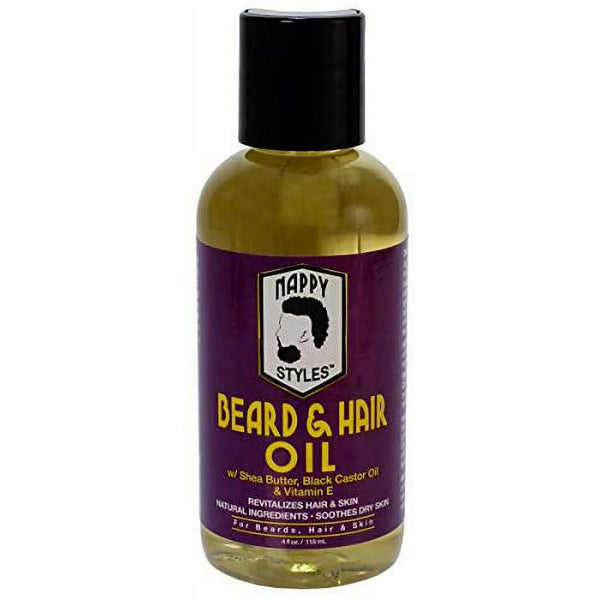 Nappy Styles Beard & Hair Oil Nourishing & Growth-Boosting for All Hair Types 118ml