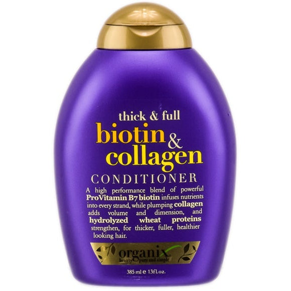 OGX Thick And Full Biotin And Collagen Conditioner for Voluminous, Stronger Hair 385ml