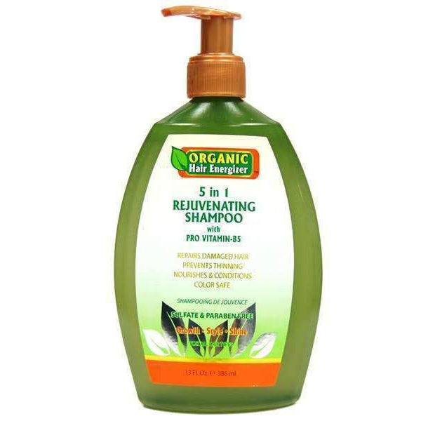 Organic Hair Energizer 5-in-1 Rejuvenating & Strengthening Shampoo for All Hair Types 385ml/13.02 oz