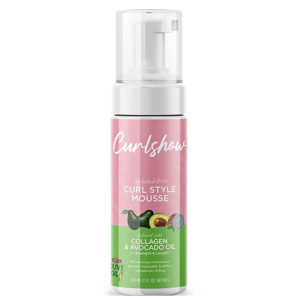 ORS Olive Oil Curlshow Curl Style Mousse 7 oz | Volume & Touchable Hold