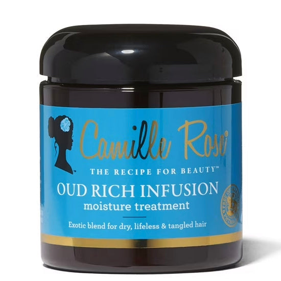 Camille Rose Oud Rich Infusion Moisture Treatment Deeply Hydrating & Strengthening for Dry, Damaged, or Natural Hair 8 oz