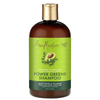 Shea Moisture Moringa & Avocado Power Greens Shampoo 13 oz / 384 ml - For Nourished & Strengthened Hair