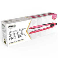 WAHL Pro Glide Straightener | Effortless Smoothness & Frizz Control | Special Edition Pink Orchid
