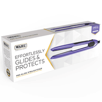WAHL Pro Glide Straightener: Ultra-Smooth, Frizz-Free Styling for Salon-Quality Results | Special Edition Purple Shimmer