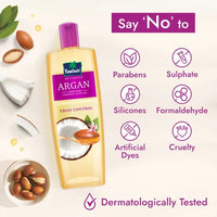 Parachute Advansed Argan-Enriched Coconut Hair Oil Smooths Dry, Damaged Hair 200 ml/6.8 oz