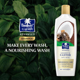 Parachute Advansed Coconut & Castor Nourishing Care Shampoo Softens and Strengthens Hair 340 ml/11.5 oz