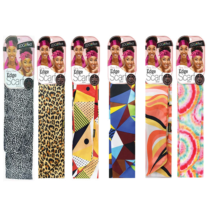 Magic Collection Pattern Edge Scarf for Sleek Edges & Hair Protection, One Size