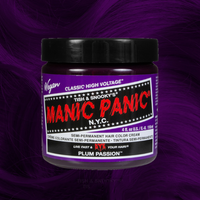 Manic Panic Semi-Permanent Hair Color Cream | Vibrant, Conditioning Plum Passion for Bold Hair Enthusiasts | 118ml