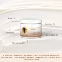 Bounce Curl Avocado & Rose Oil Clump & Define Cream