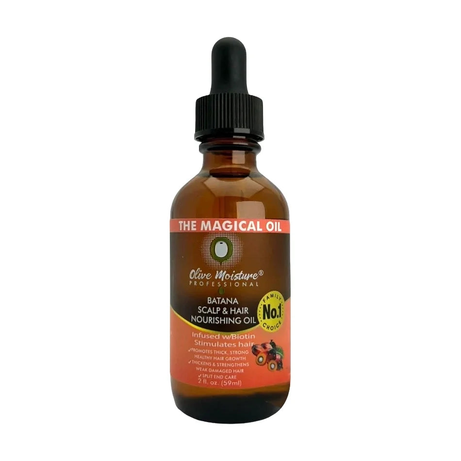 Olive Moisture Batana Scalp & Hair Nourishing Oil for Growth, Strength & Dry Scalp Relief 2 oz
