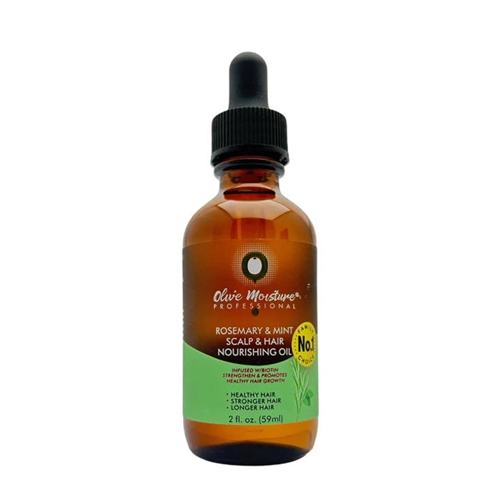 Olive Moisture Rosemary & Mint Scalp & Hair Nourishing Oil for Growth & Strength 2 oz