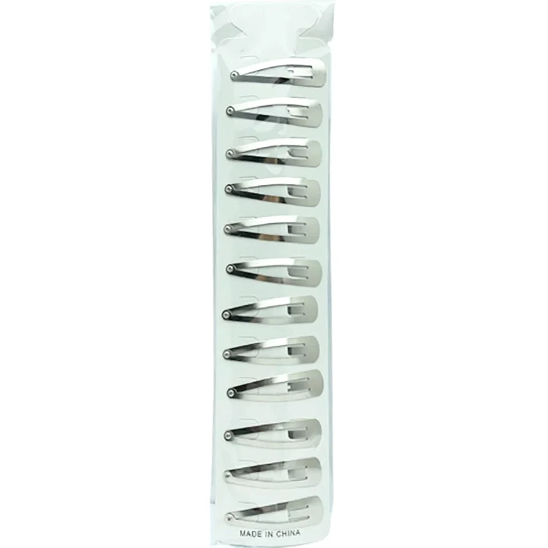 12 Silver Snap Pins for Secure All-Day Hold & Effortless Styling (Pack of 12)