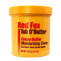 Red Fox Tub O' Butter Cocoa Butter Deep Moisturising Styling Butter for Natural Hair 425g