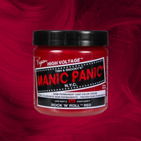 Manic Panic Semi-Permanent Hair Color Cream | Vibrant, Conditioning Rock ‘N’ Roll Red for Bold Hair Enthusiasts 118ml