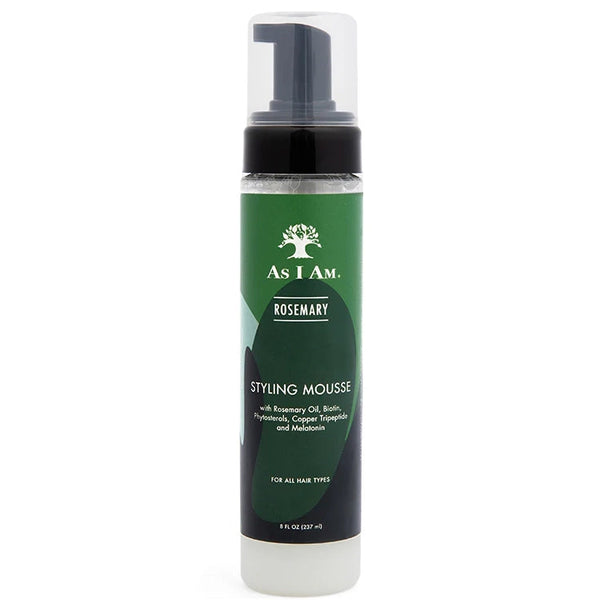 As I Am Rosemary Styling Mousse Define & Volumise Curls for Natural Hair 8 oz