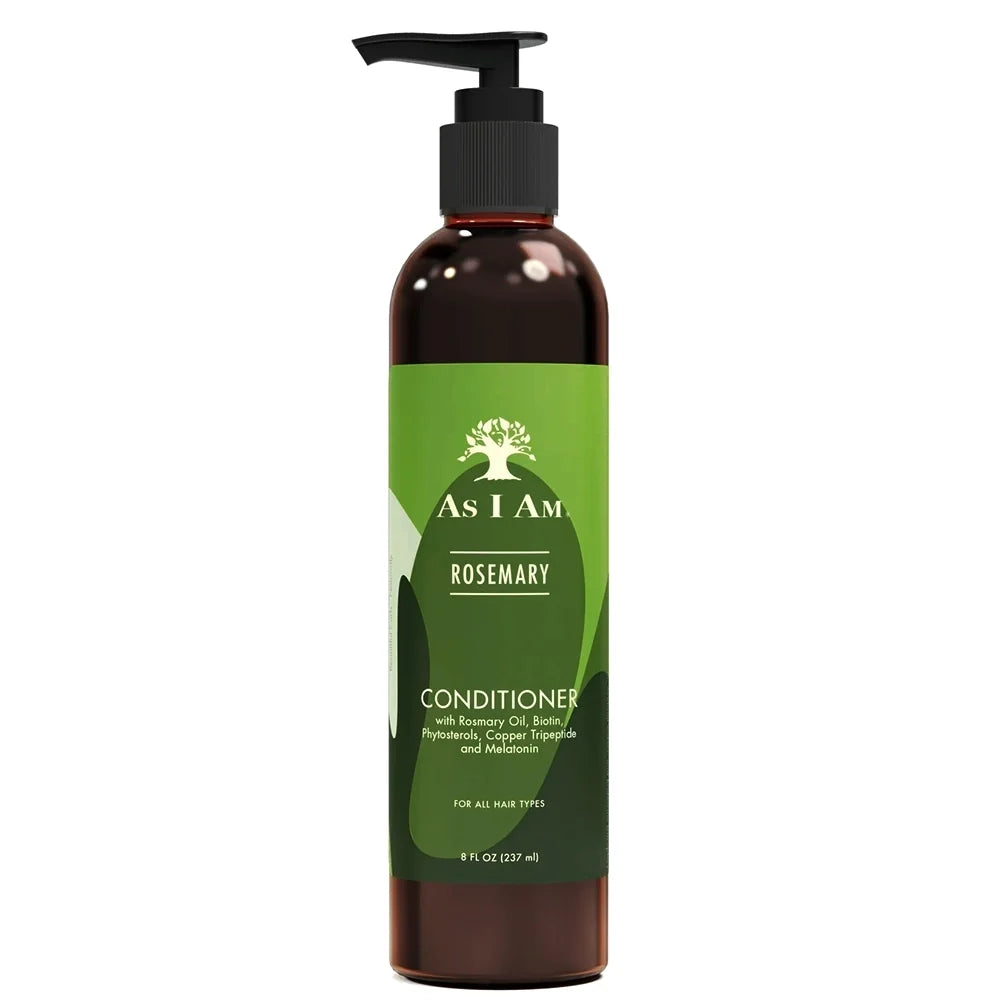 As I Am Rosemary Conditioner for Hair Strengthening & Growth for Natural, Curly & Coily Hair 8 oz
