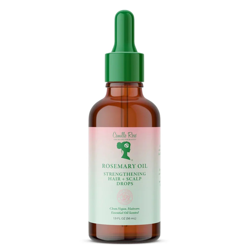 Camille Rose Rosemary Oil Strengthening Hair + Scalp Drops for All Hair Types 1.9 oz
