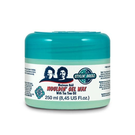Stylin Dreds Moulding Gel Wax Strong Hold & Shine for Dreadlocks & Locs 250ml/8.45 oz