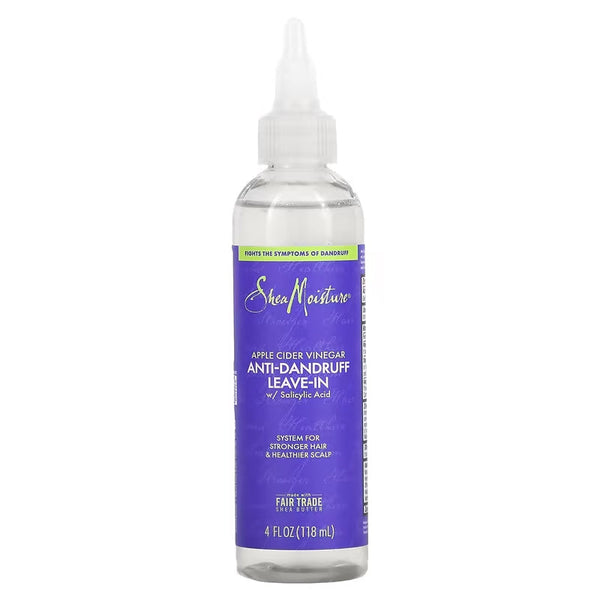 Shea Moisture Apple Cider Vinegar Anti-Dandruff Leave-In 4 oz / 118 ml - For Flaky & Itchy Scalp