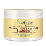 Shea Moisture Jamaican Black Castor Oil Strengthen & Restore Smoothie 11.5 oz / 340 ml - For Damaged, Brittle & Curly Hair