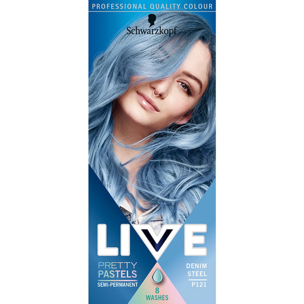 Schwarzkopf LIVE Pretty Pastels Semi-Permanent Hair Colour for Creative Pastel Shades