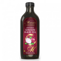 Mamado Natural Onion Hair Oil Stimulates Growth & Strengthens for All Hair Types 150 ml/5.07 oz