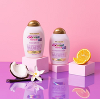OGX Coconut Miracle Oil Conditioner Frizz Control & Repair for Dry, Damaged Hair 13 oz