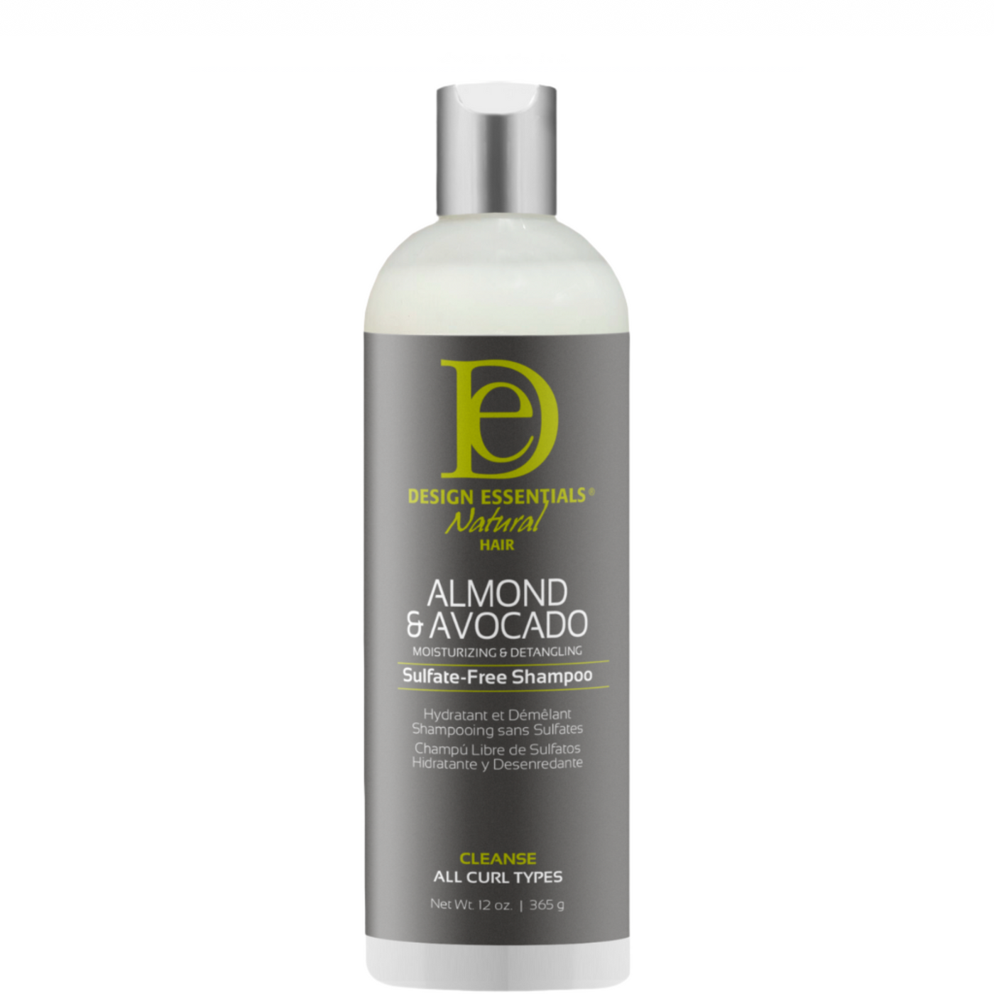 Design Essentials Natural Almond & Avocado Moisturizing & Detangling Sulfate-Free Shampoo