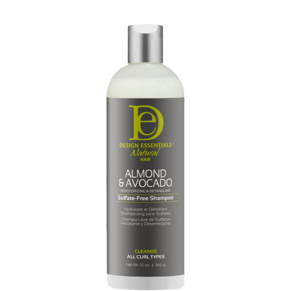 Design Essentials Natural Almond & Avocado Moisturizing & Detangling Sulfate-Free Shampoo