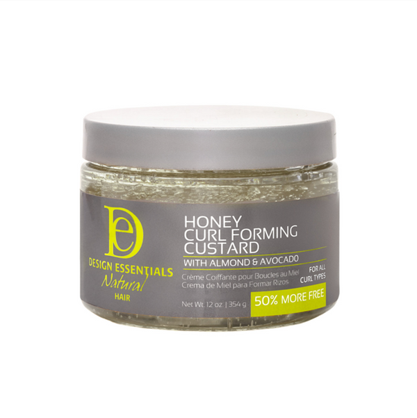Design Essentials Natural Almond & Avocado Honey Curl Forming Custard 12oz