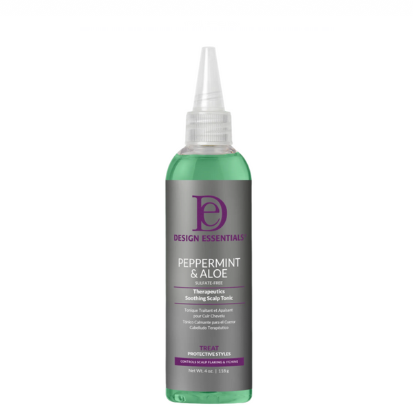 Design Essentials Classic Peppermint & Aloe Soothing Scalp Tonic 4oz