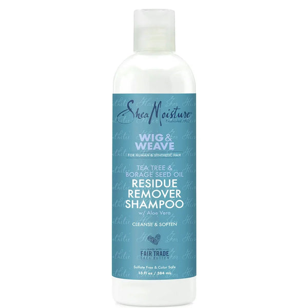 Shea Moisture Wig & Weave Residue Remover Shampoo 13 oz / 384 ml - For Wigs, Weaves & Natural Hair