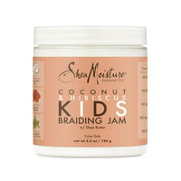 Shea Moisture Coconut & Hibiscus KIDS Braiding Jam for Hold & Shine for Kids' Braids & Styles 5.5 oz