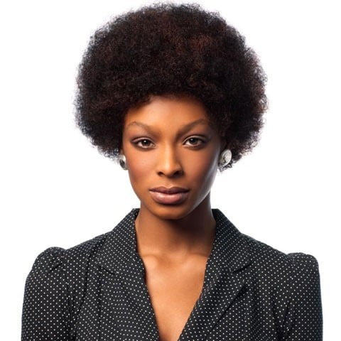 Sleek AFRO Human Hair Wig | Premium Natural Texture for UK Women | Protective Styling