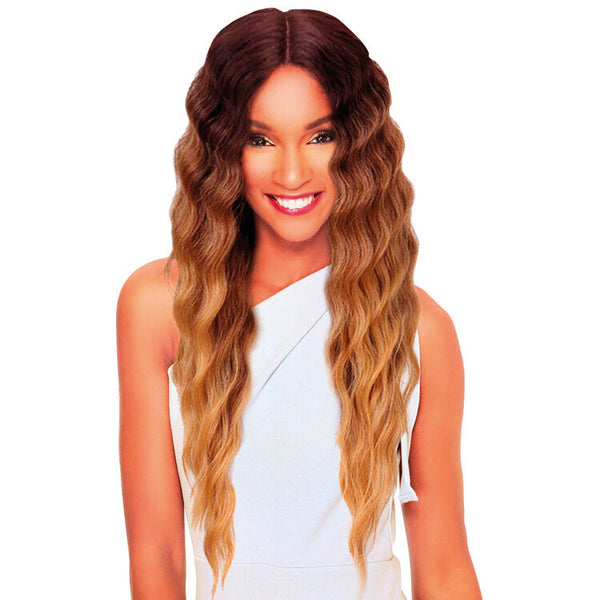 Sleek Donna Spotlight 101 Synthetic Lace Parting Wig - Realistic Hairline & Versatile Style for Women