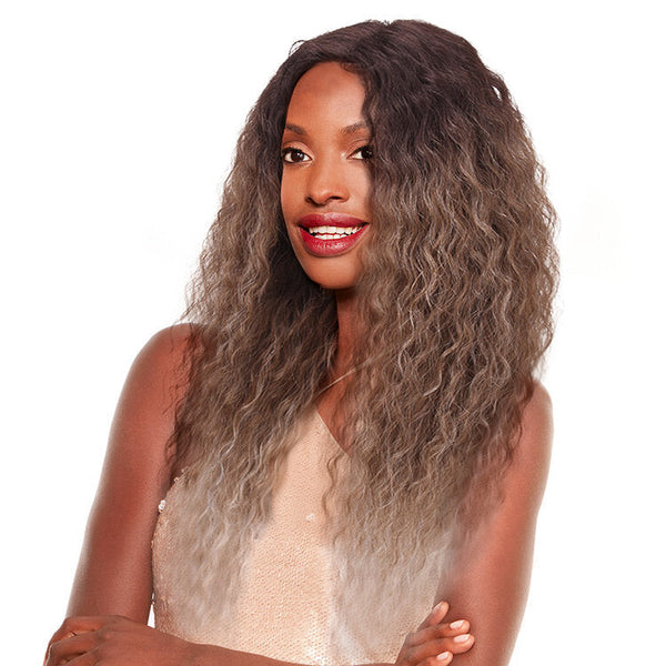 Sleek Atty Spotlight 101 Synthetic Lace Parting Wig - Natural Look, Easy Style & Versatile Length for UK Customers