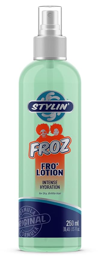 Stylin' Froz Fro' Lotion Hydrating Leave-In Conditioner for Natural & Afro Hair 250ml/8.45 oz