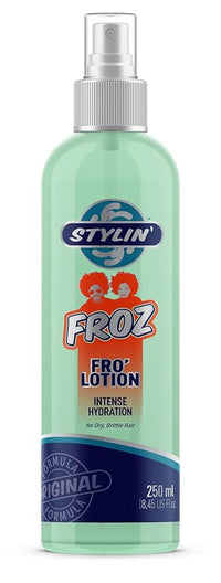 Stylin' Froz Fro' Lotion Hydrating Leave-In Conditioner for Natural & Afro Hair 250ml/8.45 oz