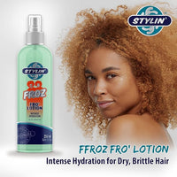 Stylin' Froz Fro' Lotion Hydrating Leave-In Conditioner for Natural & Afro Hair 250ml/8.45 oz